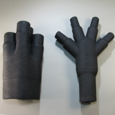 Термоусаживаемая перчатка разветвленная на 4 направления 